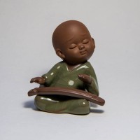 Статуэтка «Монах Шао Линь учится» № 4 - Цвета чая