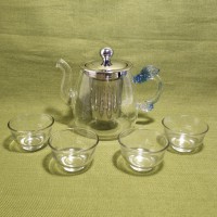 Чайный набор: чайник FH-06 и 4 пиалки - Цвета чая